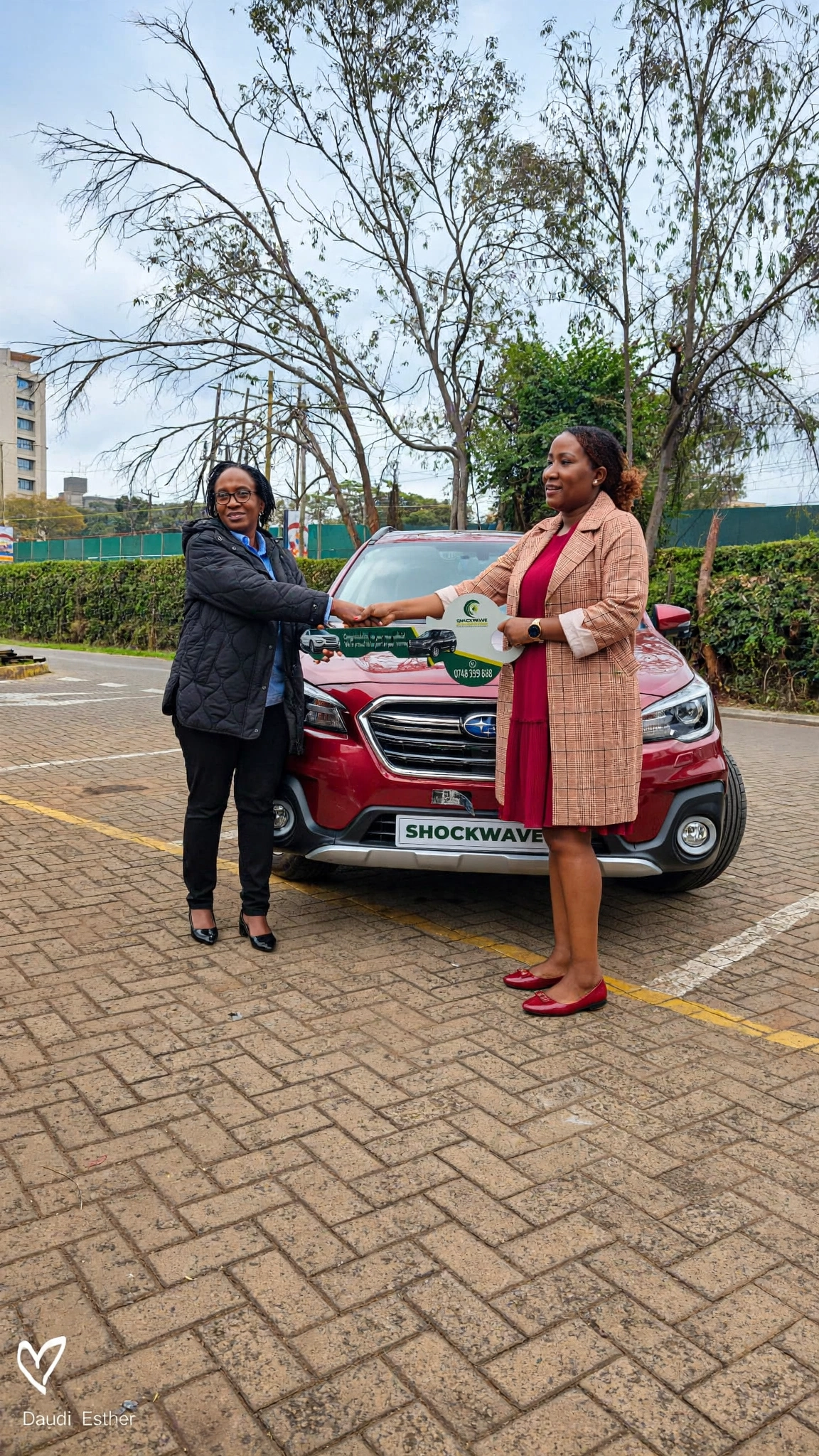 Car handover photoreal